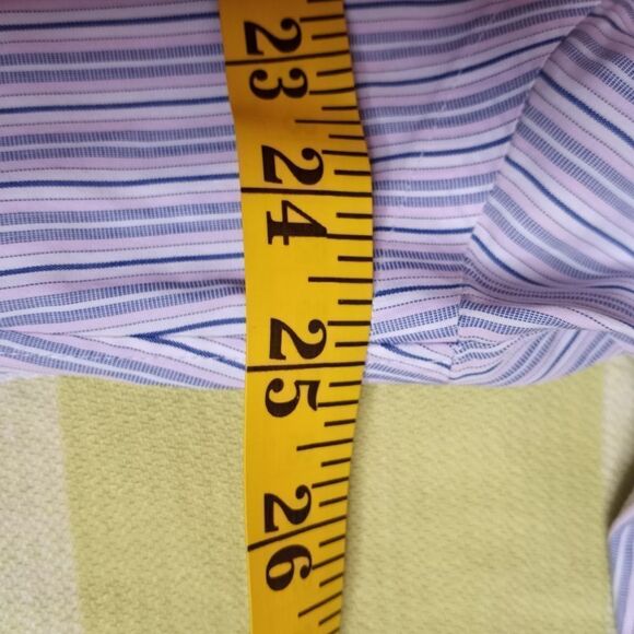 Kirkland Signature 16 1/2-36 Men's Dress ShirtNon-Iron100%Cotton Lslvs Button Up - Picture 4 of 10